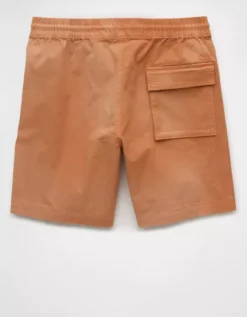 AE 24/7 7" Hiking Short Orange -American Eagle Fashion 4134 7723 800 b