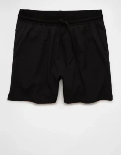 AE 24/7 5" Lined Training Short Black -American Eagle Fashion 4134 7842 001 f