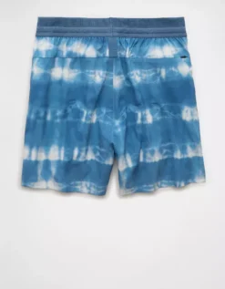 AE 24/7 5" Lined Training Short Blue Breeze -American Eagle Fashion 4134 7843 441 b