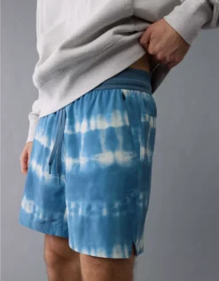 AE 24/7 5" Lined Training Short Blue Breeze