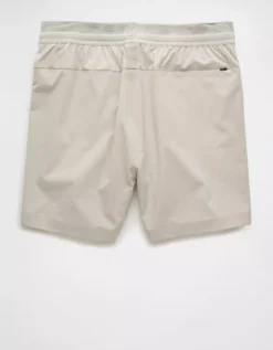 AE 24/7 5" Lined Training Short Gray -American Eagle Fashion 4134 7845 020 b