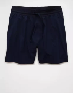 AE 24/7 5" Lined Training Short Fleet Navy -American Eagle Fashion 4134 7845 453 f