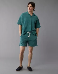 AE Terry Jogger Short Teal