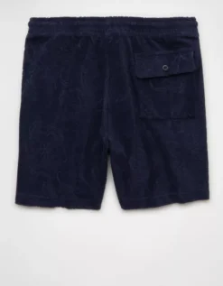 AE Terry Jogger Short Navy -American Eagle Fashion 4134 7914 410 b