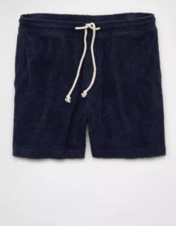AE Terry Jogger Short Navy -American Eagle Fashion 4134 7914 410 f