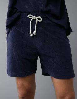 AE Terry Jogger Short Navy -American Eagle Fashion 4134 7914 410 os