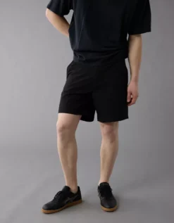 AE 24/7 7" Flex Club Short Black -American Eagle Fashion 4134 7921 001 os