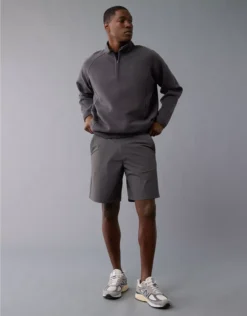 AE 24/7 9" Flex Club Short Gray