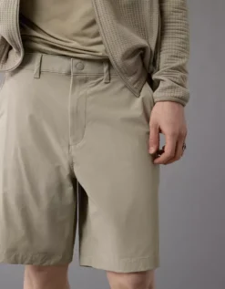 AE 24/7 9" Flex Club Short Taupe -American Eagle Fashion 4134 7922 256 d2