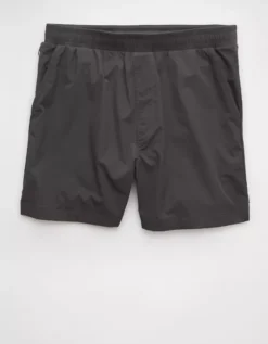 AE 24/7 6" Flex Hybrid Short Gray -American Eagle Fashion 4134 7923 020 f