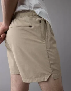 AE 24/7 6" Flex Hybrid Short Taupe -American Eagle Fashion 4134 7923 256 d2