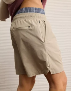 AE 24/7 6" Flex Hybrid Short Taupe