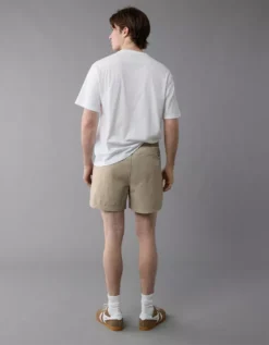 AE 24/7 6" Flex Hybrid Short Taupe -American Eagle Fashion 4134 7923 256 ob