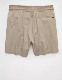 AE 24/7 3" Lined Training Short Taupe -American Eagle Fashion 4134 7984 256 b