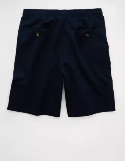 AE 24/7 Pique Jogger Short Navy -American Eagle Fashion 4134 7989 410 b
