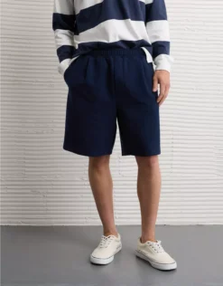AE 24/7 Pique Jogger Short Navy