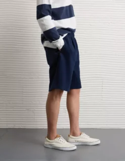 AE 24/7 Pique Jogger Short Navy -American Eagle Fashion 4134 7989 410 os