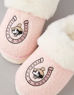 AE Western Mickey Scuff Slipper Light Pink -American Eagle Fashion 4412 6940 610 d1