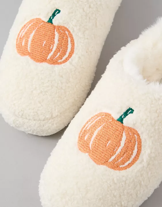 AE Pumpkin Scuff Slipper Ivory 4 AE Pumpkin Scuff Slipper Ivory - Image 4