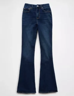 AE Next Level Curvy Super High-Waisted Flare Jean Storm Dark -American Eagle Fashion 4434 5530 099 f
