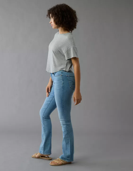 AE Luxe Curvy High-Waisted Skinny Kick Jean Dream Blue 5 AE Luxe Curvy High-Waisted Skinny Kick Jean Dream Blue - Image 5