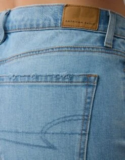 AE Stretch High-Waisted Stovepipe Cuffed Jean Light Blue -American Eagle Fashion 4435 5341 401 d2