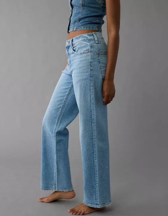 AE Strigid High-Waisted Stovepipe Jean Medium Indigo 6 AE Strigid High-Waisted Stovepipe Jean Medium Indigo - Image 6