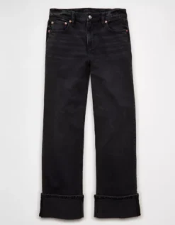 AE Stretch High-Waisted Stovepipe Jean Black Blaze 10 AE Stretch High-Waisted Stovepipe Jean Black Blaze -American Eagle Fashion 4435 5807 045 f