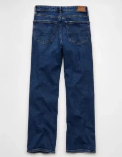 AE Stretch High-Waisted Stovepipe Jean Darkest Dazzler -American Eagle Fashion 4435 5922 927 b