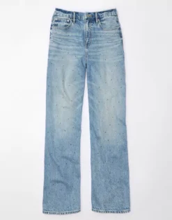 AE Strigid Curvy Super High-Waisted Baggy Straight Embellished Jean 5 AE Strigid Curvy Super High-Waisted Baggy Straight Embellished Jean -American Eagle Fashion 4436 4736 905 f