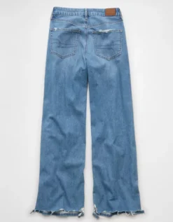 AE Dreamy Drape Stretch Curvy Ripped Super High-Waisted Baggy Wide-Leg Jean Light Destroy Wash 10 AE Dreamy Drape Stretch Curvy Ripped Super High-Waisted Baggy Wide-Leg Jean Light Destroy Wash -American Eagle Fashion 4436 5876 508 b