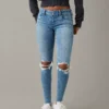 AE Next Level Ripped Super Low-Rise Jegging