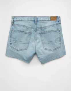 AE Stretch Low-Rise Ex-Boyfriend Denim Short Light Vintage -American Eagle Fashion 5332 8241 987 b