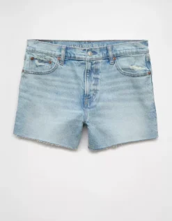 AE Stretch Low-Rise Ex-Boyfriend Denim Short Light Vintage -American Eagle Fashion 5332 8241 987 f