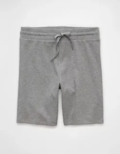 AE Bike Short Heather Gray -American Eagle Fashion 5420 8336 006 f