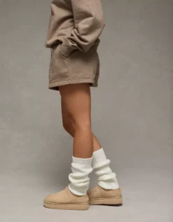 AE Everyday Luxe Sweat Short Coffee -American Eagle Fashion 5420 8420 227 os