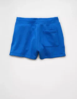 AE Everyday Luxe Sweat Short Rich Sapphire -American Eagle Fashion 5420 8596 493 b