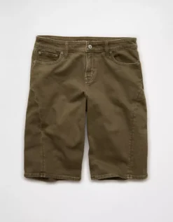 AE 13" Stretch Barrel Short Camo Green -American Eagle Fashion 6332 8388 329 f