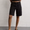 AE 11" Stretch High-Waisted Short Black