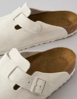 Birkenstock Men's Boston Soft Footbed Clog Natural -American Eagle Fashion 7213 1802 109 d1