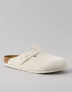 Birkenstock Men's Boston Soft Footbed Clog Natural