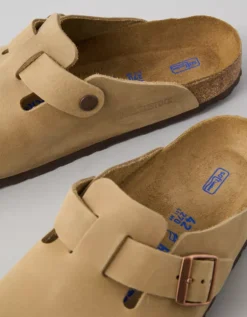 Birkenstock Men's Boston Soft Footbed Clog Tan 6 Birkenstock Men's Boston Soft Footbed Clog Tan -American Eagle Fashion 7213 1802 207 d1