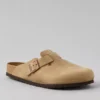 Birkenstock Men's Boston Soft Footbed Clog Tan