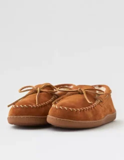 Minnetonka Men's Pile Lined Hardsole Slipper 5 Minnetonka Men's Pile Lined Hardsole Slipper -American Eagle Fashion 7213 1894 200 d1