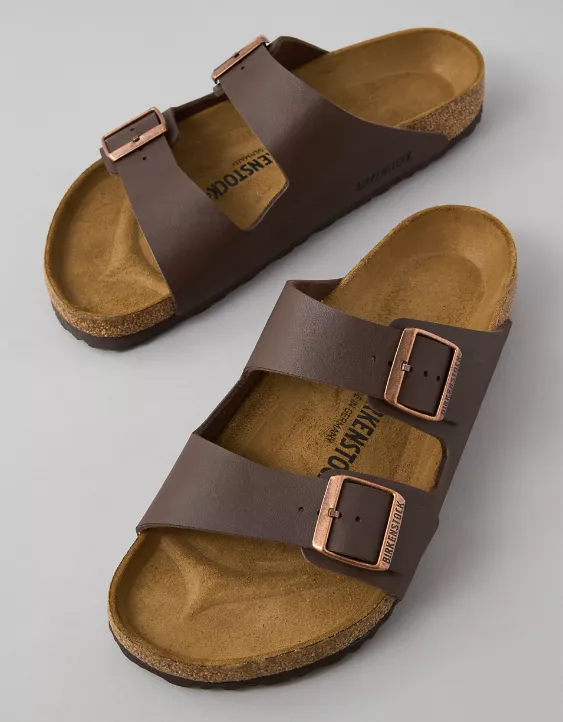 Birkenstock Men's Arizona Sandal Brown 2 Birkenstock Men's Arizona Sandal Brown - Image 2
