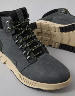 Sorel Men's Mac Hill Mid LTR Boot Gray -American Eagle Fashion 7213 7356 020 d1