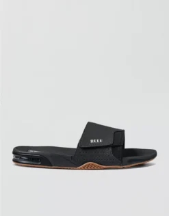 Reef Men's Fanning Slide Sandal Black