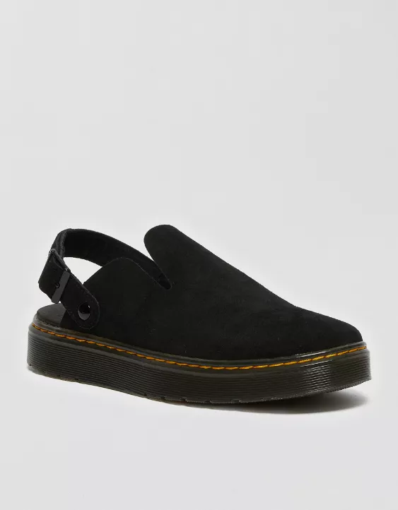 Dr. Martens Carlson Suede Slingback Mule Black 2 Dr. Martens Carlson Suede Slingback Mule Black - Image 2