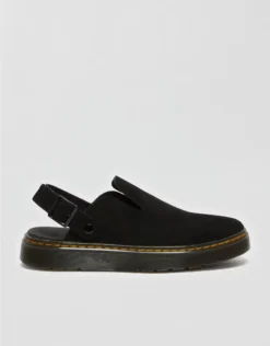 Dr. Martens Carlson Suede Slingback Mule Black
