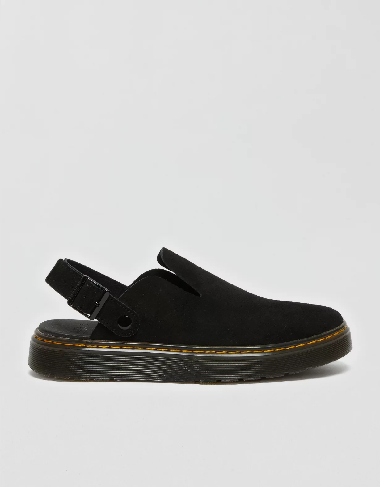 Dr. Martens Carlson Suede Slingback Mule Black 1 Dr. Martens Carlson Suede Slingback Mule Black